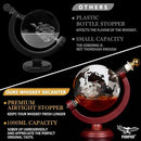 PONPUR Whiskey Globe Decanter, Gifts for Men Dad Father's Day, Anniversary Birthday Gift for Him Husband Boyfriend Grandpa, Unique Housewarming Presents Whisky Bourbon Decanter, 1000ml by GreenHaven Gardens