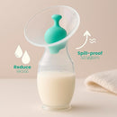 Manual Breast Pump - Breast Milk Collector - Manual Breast Milk Extractor - Breast Milk Extractor Pump - Breastfeeding Pump - Breast Milk Container with Lid and Stopper, BPA and PVC Free by TinyTreasures Baby Boutique