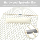 13FT Hammocks, Traditional Hand Woven Cotton Rope Hammock with Free Extension Chains for Outdoor Indoor Patio Yard 450 LSB Capacity for Two Person (Natural) by GreenHaven Gardens