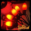C7 LED Outdoor Halloween Lights 25Ft Orange Christmas String Lights with 27 Shatterproof Orange LED Bulbs, Hanging Outdoor Patio Lights for Christmas Halloween Party Patio Wedding Holiday Decoration by GreenHaven Gardens