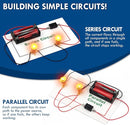 STEM Electric Circuit Kit for Kids Ages 8-12, Electrical Circuits Science Project Light Bulb Experiment, Educational STEAM Kits Electricity Toys Boys Girls Electronic Activities 6 7 8 9 10 12 Year Old by TinyTreasures Baby Boutique