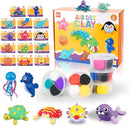 Air Dry Clay for Kids,Modeling Clay Kit,14 Species of Marine Life DIY Molding Clay Art Crafts Set,Ultra Light & Soft,Safe Non-Toxic,Toys Gifts for Age 4 5 6 7 8+ Years Old Boys Girls Kids by TinyTreasures Baby Boutique