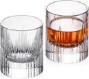 KAMMAK Crystal Whiskey Glasses Set of 2, Luxury 2.03oz Old Fashioned Glasses Stemless, Handcrafted Liquor Glasses, Hand Blown Scotch Cup for Women, Men Barware Gift for Cocktail, Bourbon by CozyNest Decor