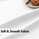 ANRODUO Back Tab Blackout Curtains for Bedroom Living Room, Rod Pocket Pinch Pleated Thermal Insulated Room Darkening Curtains 90 Inches Long 2 Panels, White, 42 x 90 Inch by TinyTreasures Baby Boutique