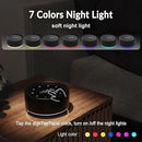 White Noise Sound Machine Alarm Clock 7 Colors Night Light Sound Machine for Adult/Baby 20 Soothing Sounds 31 Level Volume 6 Level Screen Brightness 5 Timer Set Memory Function Touch Control by CozyNest Decor