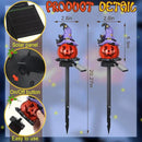 Retisee 2 Pcs Halloween Pumpkin Pathway Solar Lights Orange Jack O Lantern Stake Lights for Outdoor Halloween Decorations Yard Display LED Front Porch Decor(Witch Hat Pumpkin) by GreenHaven Gardens