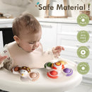 ALASOU 3PCS Pop Suction Cup Spinner Toys for 1 Year Old Boy Girl|Novelty Spinning Tops Toddler Toys Age 1-2|Sensory Baby Bath Toy for Toddlers 1-3|12 18 Months Boy Birthday Gift for Infant by TinyTreasures Baby Boutique