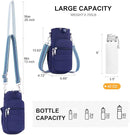 Water Bottle Bag 40 oz Crossbody Holder for Walking Hiking Insulated Carrier Purse with Adjustable Strap by TinyTreasures Baby Boutique