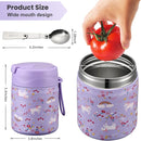 17oz Soup Thermo for Hot Food Kids,Insulated Food Jar with Spoon,Thermo Hot Food Lunch Container,Wide Mouth Leakproof Stainless Steel Lunch Box for School-Horse by TinyTreasures Baby Boutique