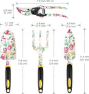Garden Tools Set, Aluminum Alloy Garden Hand Tool 5 Piece Gardening Tools with Hand Rake, Hand Weeder, Transplant Trowel, Pruning Shears and Gardening Gloves for Outdoor Gardening Work by GreenHaven Gardens