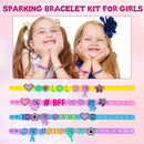 Art & Craft Kits for Kids, DIY Friendship Bracelet Making Kit for Girls, Jewelry Making with Charm & Stickers, Birthday Gifts for Ages 5-12, Toys for Ages 5, 6, 7, 8, 9, 10, 11, 12 Years Old by TinyTreasures Baby Boutique