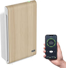 Aspen One Button Air Purifiers for Home, Cleans 1500 SqFt in 50min and 362 SqFt in 12min, HEPA Air Purifier with Automatic and App Control - Filtrate 99.97% of Smoke, Pollen, and more - Gold Oak by TinyTreasures Baby Boutique