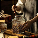 Large Glass Storage Jar, 2 Pack 60 FL OZ Glass Food Storage Containers with Bamboo Lid, Kitchen Containers Cereal Canisters Decorative Jar for Candy Snack Cookies Coffee Tea Nuts Airtight Glass Jars by CozyNest Decor
