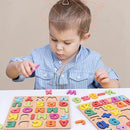 Wooden Puzzles for Toddlers, 3pack Alphabet Shape Puzzles for Kids 3 Wooden Montessori Toddler Wooden Alphabet Number Shape for Kids 3 Years Old Boys & Girls by TinyTreasures Baby Boutique