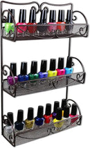 Deco Brothers 3 Tier Wall Mounted Hanging Spice Rack, Bronze by CozyNest Decor