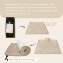Baby Play Mat for Floor, 1.3" Thick Memory Foam Muscle Playpen Cushion, Soft Coral Velvet Tummy Time Mat with Non-Slip Backing, Water Repellent Child Nursery Rug for Toddlers, Kids (Beige, 39X59) by TinyTreasures Baby Boutique
