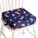 Toddler Booster Seat for Dining Table 45D Cartoon Stronger Support Booster Seat for Dining Table Washable 2 Safer Straps Non-Slip Bottom Portable Booster Chair for Toddlers Kid Baby Eating Travel Home by TinyTreasures Baby Boutique