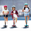 Micro Kickboard - Maxi Deluxe Foldable LED - Three Wheeled, Lean-to-Steer, Fold-to-Carry Swiss-Designed Micro Scooter for Kids with Motion-Activated Light-Up Wheels for Ages 5-12 by TinyTreasures Baby Boutique
