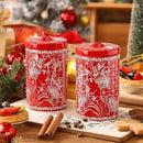 Porlien Lady Porcelain 15-ounce Canisters Set of 2, Food Storage Containers with Lid for Coffee Beans, Tea, Condiments & Nuts, Gifts for Mothers'Day, Thanksgiving, Christmas, Valentine’s Day by CozyNest Decor