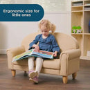 Children's Factory As We Grow Toddler Sofa, Flexible Seating for Daycare or Preschool, Kids Reading Couch, Playroom Furniture, Buff by CozyNest Decor