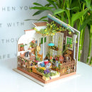Rolife DIY Miniature House Kit Miller's Garden, Tiny House Kit for Adults to Build, Mini House Making Kit with Furnitures, Halloween/Christmas Decorations/Gifts for Family Friends (Miller's Garden) by TinyTreasures Baby Boutique