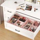DIMJ Drawer Organizer Clothes 24Pack - Foldable Baby Organizers and Storage & Dresser Organizer for Bedroom, Closet - Nursery Organization Dresser Dividers for underwear, Sock,Bra, Belt, Tie, Pink by CozyNest Decor