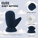 BAVST Baby Toddler Winter Mittens Girls Warm Fleece Lined Gloves Kids Sherpa Lined Mittens for Boys by TinyTreasures Baby Boutique