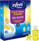 Toilet Gel Stamp - 8 Packs Toilet Bowl Cleaner Gel with Automatic Click, Freshener for Toilet Maintenance, 3.4oz, 6 Month Supply (Lemon) by CozyNest Decor