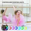 Mini Karaoke Machine, Portable Bluetooth Karaoke Speaker with 2 Wireless Microphones and Party Lights for Kids and Adults, Birthday Gifts for Girls Boys Family Home Party by TinyTreasures Baby Boutique