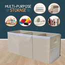 Extra Large Toy Storage Organizer with Lid - Sturdy, Collapsible Toy Chest Storage Box Design - Toys Bin with Dividers for Kids, Nursery, Bedroom, Playroom 37"x16"x14" by CozyNest Decor
