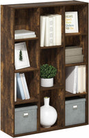 Furinno Luder 11-Cube Open Shelf Bookcase, Bookshelf, Amber Pine by TinyTreasures Baby Boutique