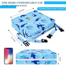 Toddler Booster Seat for Dining Table, Stronger Support Booster Seat for Table Washable 2 Safer Straps Non-Slip Bottom Portable for Kids Baby Increasing Cushion for Travel Home by TinyTreasures Baby Boutique