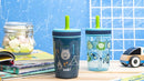 Zak Designs Campout and Camping Kelso Tumbler Set, Leak-Proof Screw-On Lid with Straw, Bundle for Kids Includes Plastic and Stainless Steel Cups with Bonus Sipper, 3pc Set, Non-BPA,15 fl oz by TinyTreasures Baby Boutique