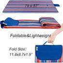 Beach Blanket Picnic Mat Outdoor Picnic Blanket Extra Large Sand Proof Waterproof Portable Beach Chair Mat for Adult Camping Hiking Travel Park Law Grass by TinyTreasures Baby Boutique