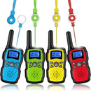 Wishouse Walkie Talkies for Kids Adults Long Range,Xmas Birthday Gift for 3 4 5 6 7 8 9 10 Year Old Boys Girls,Hiking Camping Gear Toys with Lamp,Lanyards,VOX,Easy to Use,4 Pack(No Battery No Charger) by TinyTreasures Baby Boutique