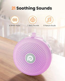 Dreamegg Baby Sleep Soother - Portable White Noise Machine Sound Machine Baby, Features Powerful Battery, 21 Soothing Sound, Noise Canceling for Office & Sleeping, Home, Travel, Gift by TinyTreasures Baby Boutique