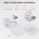 TSRETE Breast Pump, Double Wearable Breast Pump, Electric Hands-Free Breast Pumps with 2 Modes, 9 Levels, LCD Display, Memory Function Rechargeable Double Milk Extractor-24mm Flange, White by TinyTreasures Baby Boutique