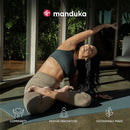 Manduka eKO SuperLite Yoga Mat - 1.5mm Natural Rubber | Foldable & Travel Friendly | Soft Textured Surface | Eco-friendly by TinyTreasures Baby Boutique