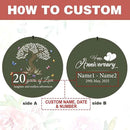 ASTARIN 20th Wind Chimes for Couple, Personalized Wind Chimes for Anniversary, Couple Gifts for Keepsake, Deep Tone Windchime Romantic Gift for Women Men by CozyNest Decor