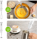 Immersion Blender Handheld 5 in 1 Hand Blender, 1000W Hand Mixer Stick, BPA-Free 12 Speed Handheld Blender with Mixing Beaker, Chopper, Whisk and Milk Frother for Soup, Sauce, Baby Food (White) by TinyTreasures Baby Boutique