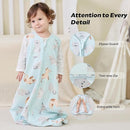 JELLYMONI Baby Sleep Sack 6-12 Months Wearable Blanket for Baby, 100% Cotton 2 Pack Infant Toddler Sleeping Sack Lightweight Soft 2-Way Zipper Sleepsack by TinyTreasures Baby Boutique