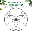 8-Pack Metal Hanging Planters for Outdoor Plants - Heavy Duty 4 Hanging Plant Holder with 4 Bird Patterned Plant Hanger – Aesthetic Flower Pot Holder for an Instant Indoor and Outdoor Decor by GreenHaven Gardens