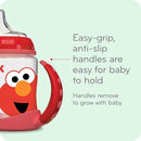NUK Sesame Street Learner Cup, 5 Ounce Elmo – BPA Free, Spill Proof Sippy Cup by TinyTreasures Baby Boutique