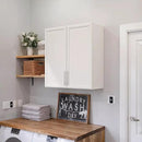 FIMELLO 30" Laundry Room Cabinets Wall Mounted,White by CozyNest Decor
