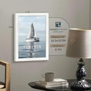 11x17 Picture Frame 3 Pack - White Woodgrain, Solid Wood & HD Tempered Glass, Wall Gallery Poster Frame by CozyNest Decor