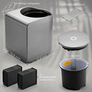 Airthereal Revive Electric Kitchen Composter, SHARKSDEN Tri-Blade, Turn Food Waste and Scraps into Dry Compost Fertilizer for Plants, R500 Gray by CozyNest Decor