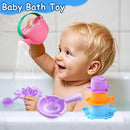 6Pcs Toddler Bath Toys for Kids Ages 1-3 Bath Toys for Babies12-18 Months Water Can Bathtub Toys for Kids Pool Toys Water Table Toys for 1 2 3 4 5 6 Years Old Girls Boys Gift by TinyTreasures Baby Boutique