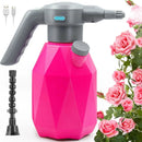 0.5 Gallon Electric Spray Bottle Plant Mister for Indoor/Outdoor Plants, 2L Automatic Watering Can Rechargeable Battery Powered Sprayer with Adjustable Spout for Garden, Fertilizing, Cleaning by GreenHaven Gardens