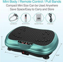 AXV Vibration Plate Exercise Machine Whole Body Workout Portable Mini Vibrate Fitness Platform Lymphatic Drainage Machine for Weight Loss Shaping Toning Wellness Home Gyms Workout (Mini) by CozyNest Decor