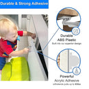 6 Pack Upgraded Invisible Baby Proofing Cabinet Latch Locks - Buumook Children Proof Cupboard Drawers Latches - Adhesive Easy Installation by TinyTreasures Baby Boutique